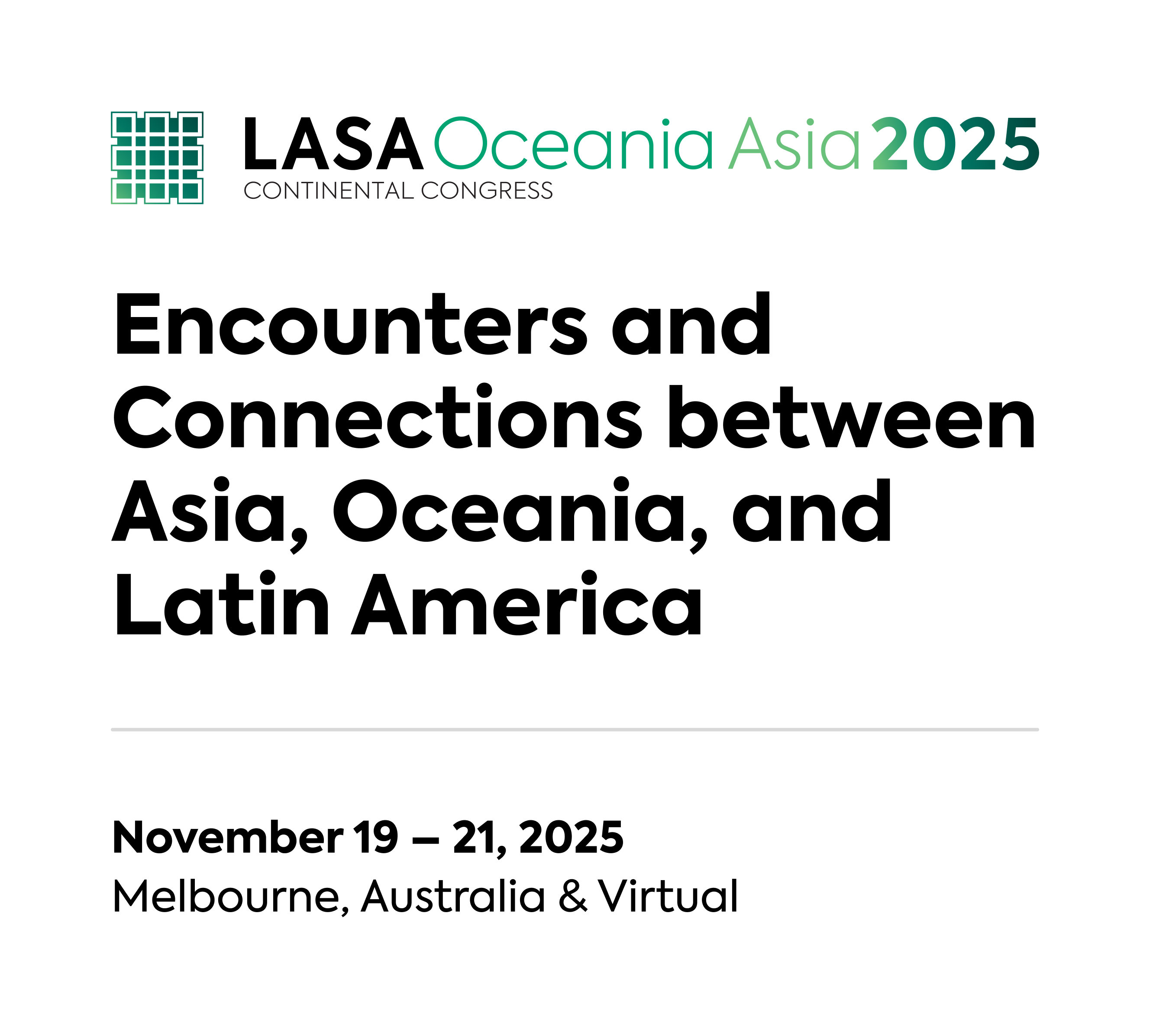 LASA/Oceania Asia 2025